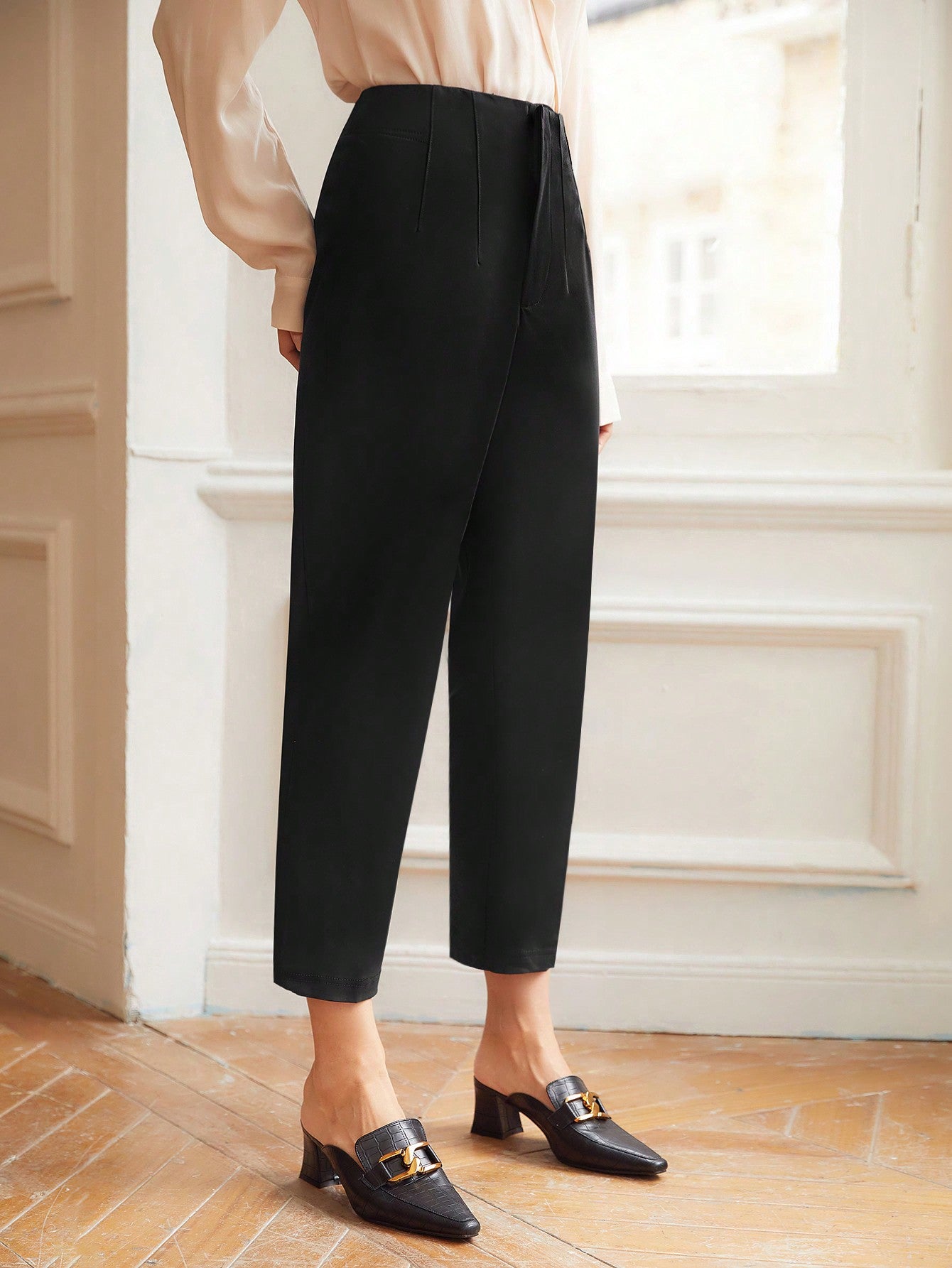 Pantalons Taille Haute Pour Femmes