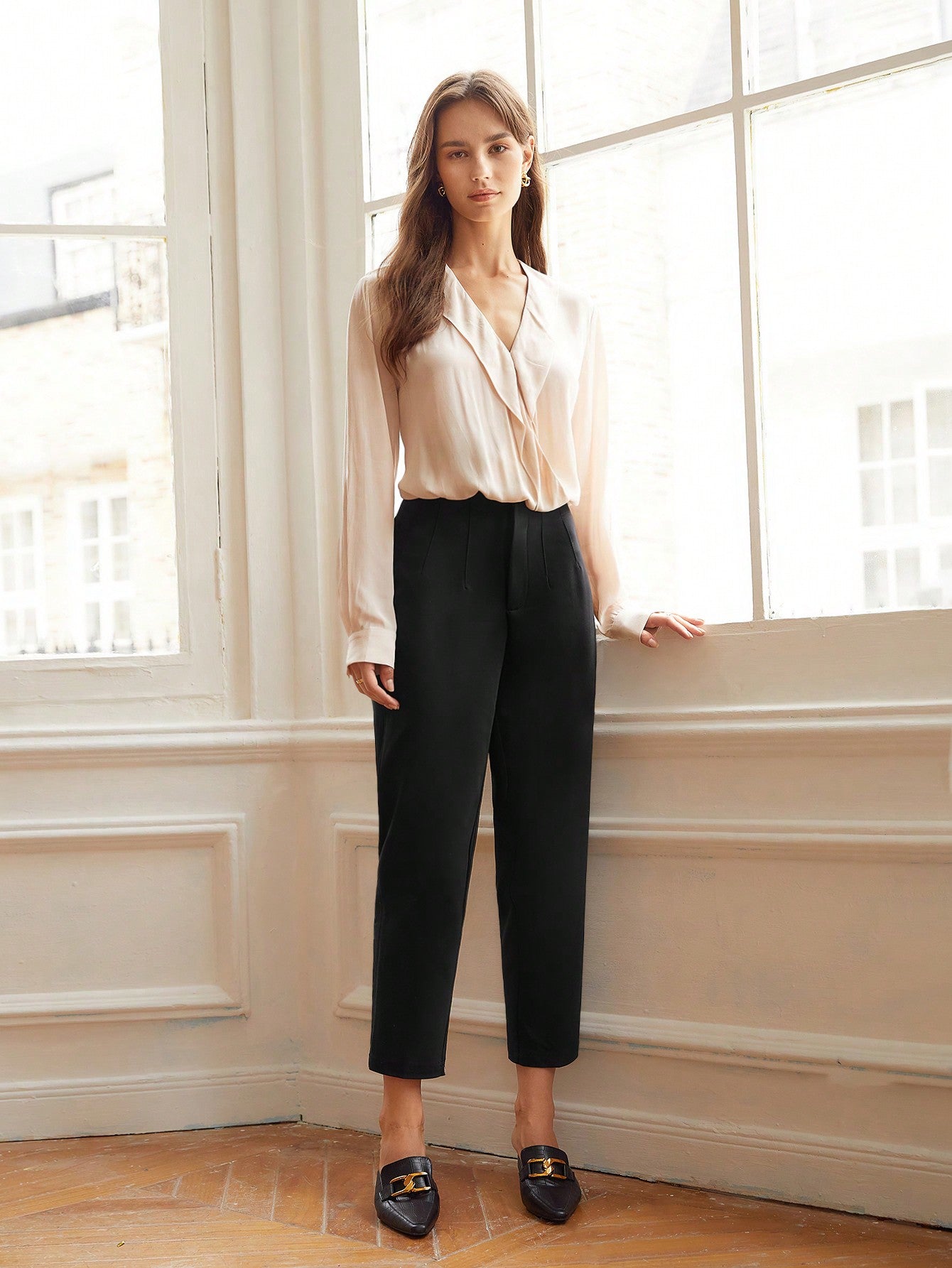 Pantalons Taille Haute Pour Femmes