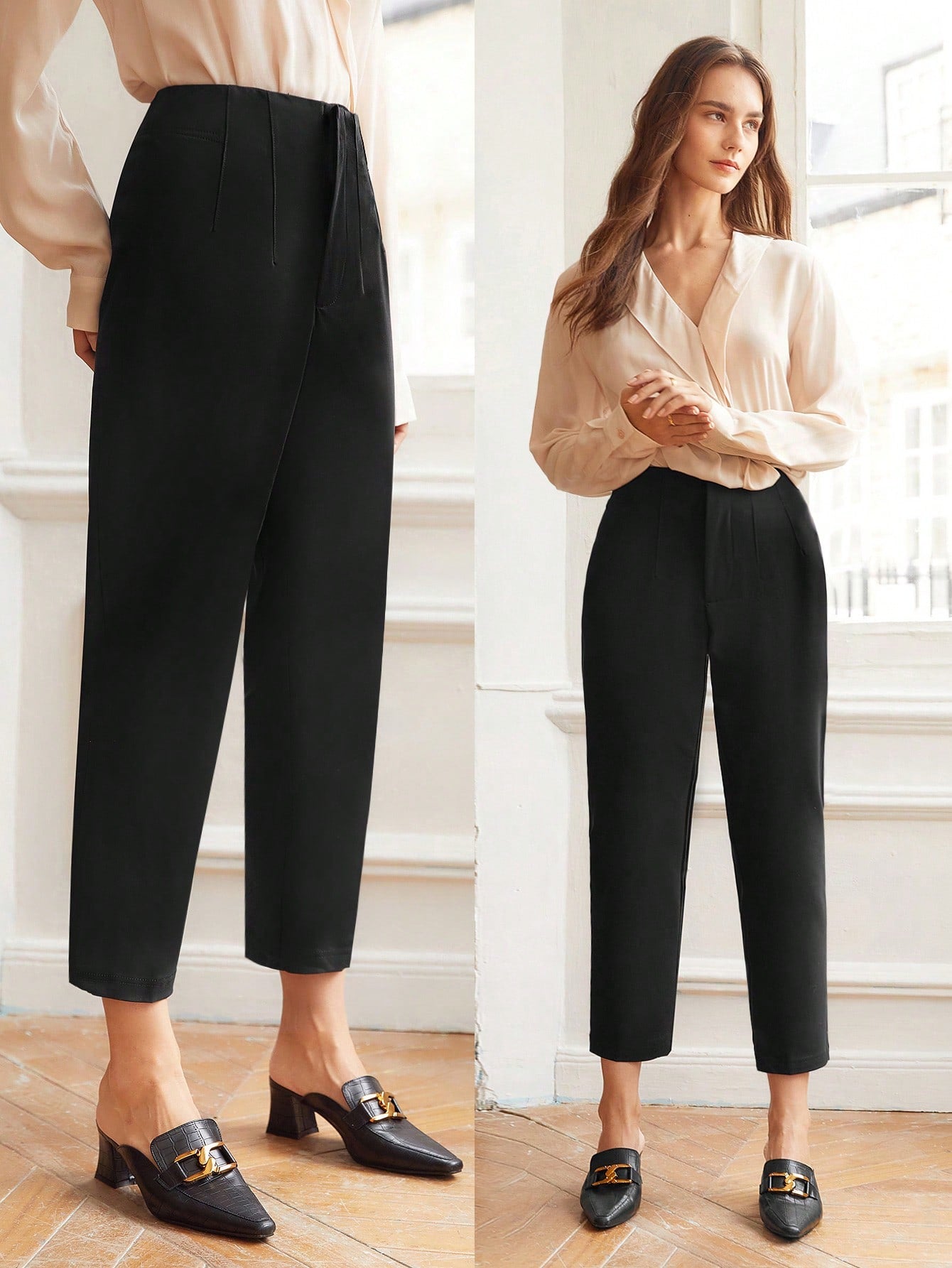 Pantalons Taille Haute Pour Femmes