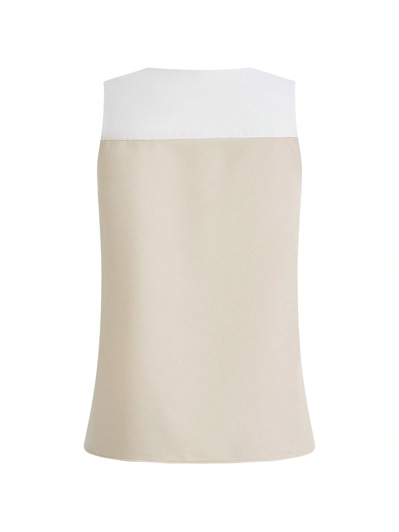 Top De Tanque Boxy De Bloco De Cor